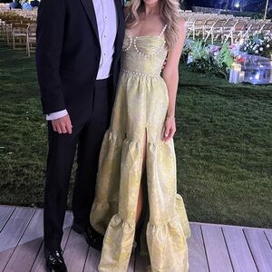 V. Chapman Yellow Maxi Dress